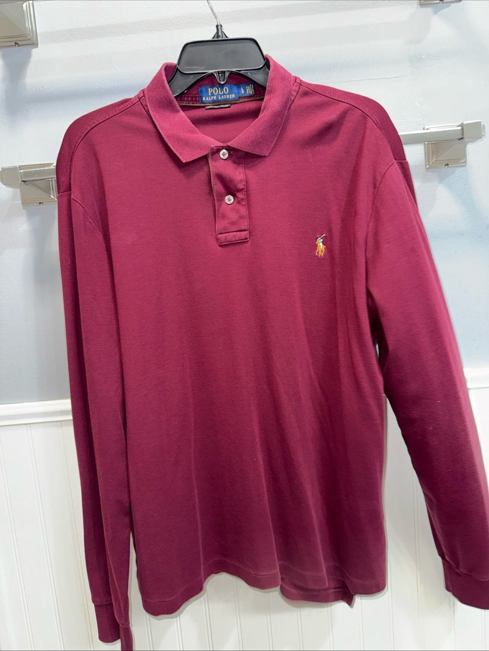 Polo Ralph Lauren Burgundy Knit Polo